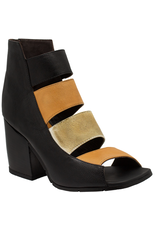 LeRuemarcel LeRueMarcel LR1X Black/Tan/Ivory Gladiator Heel Sandal 2100