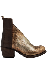 LeRuemarcel LeRuemarcel LR1Z Gold/Brown Western Boot 3111