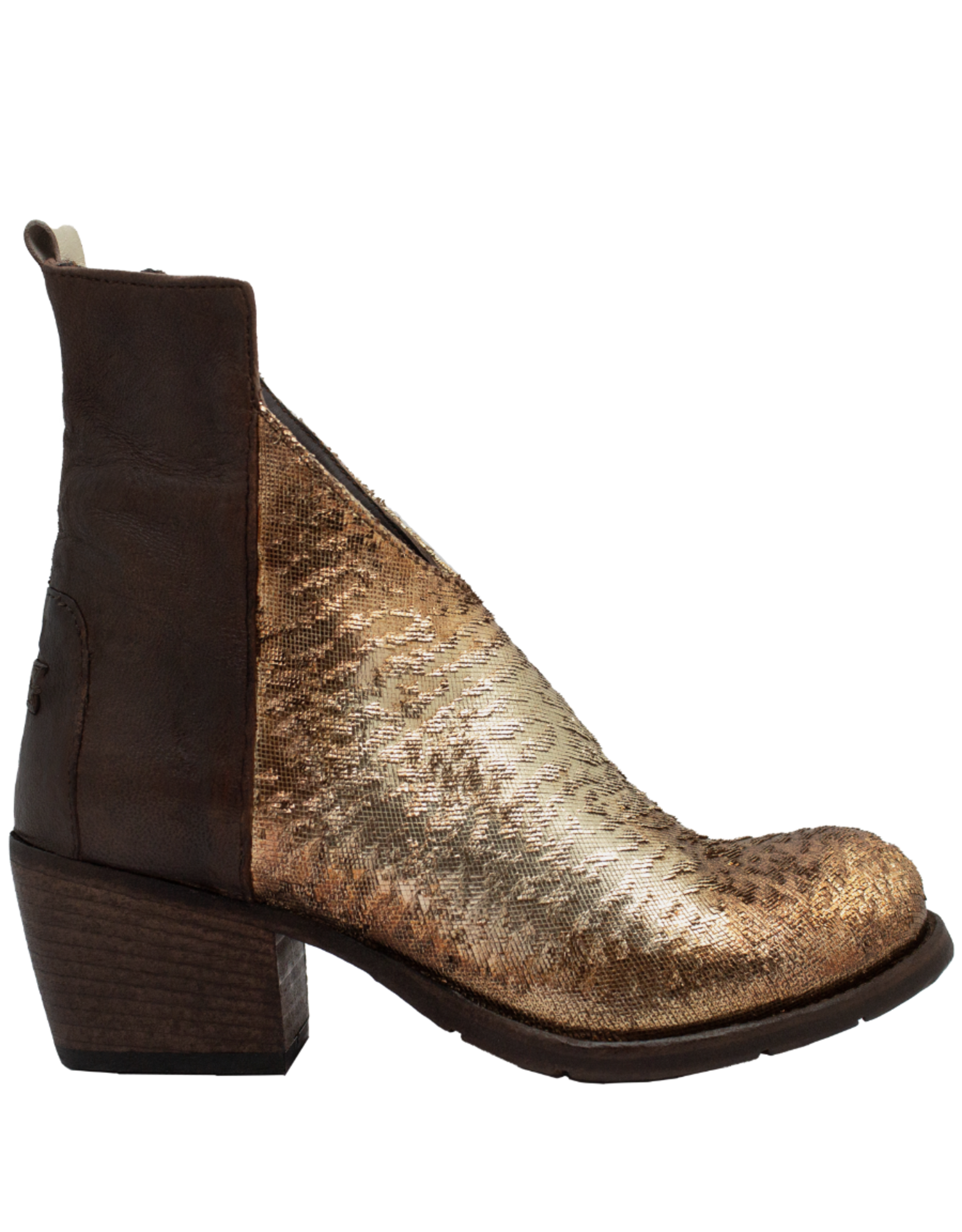 LeRuemarcel LeRuemarcel LR1Z Gold/Brown Western Boot 3111