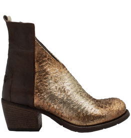 LeRuemarcel LeRuemarcel LR1Z Gold/Brown Western Boot 3111