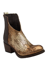 LeRuemarcel LeRuemarcel LR1Z Gold/Brown Western Boot 3111