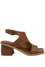 History541 History HF2Y Camel Block Heel Sling Sandal 3141