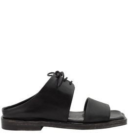 History541 History HF3C Black Lace-Up Mule 3217