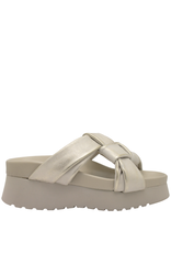 PatriziaBonfanti P1L Gold Woven Platform Mule 1001