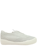 AndiaFora AndiaFora A1F White Laser Slip On Sneaker 1007