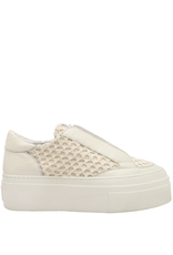 AndiaFora AndiaFora A1D Ivory Crochet Platform Sneaker 1005