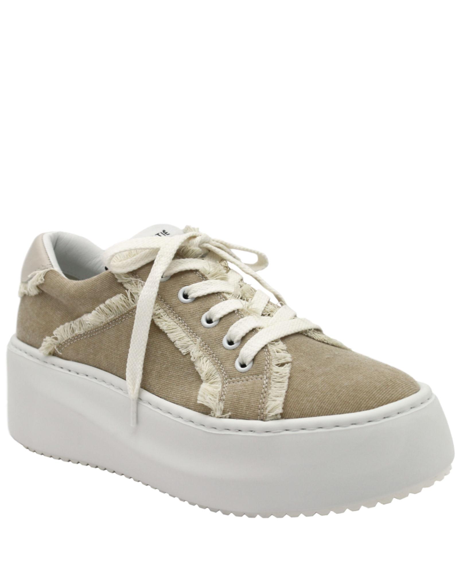 VicMatie VM81H Sand Lace-Up Sneaker With Fray 3052
