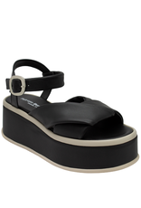 PatriziaBonfanti P1P Black Buckled Platform 1004