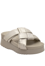 PatriziaBonfanti P1L Gold Woven Platform Mule 1001