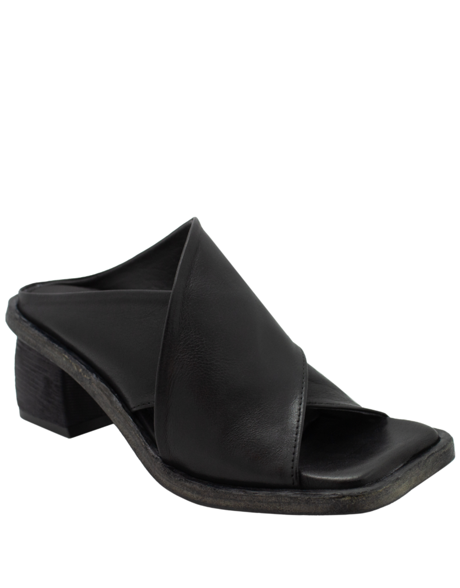 History541 History HF2W Black Mule Sandal 3100