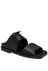 History541 History HF3C Black Lace-Up Mule 3217