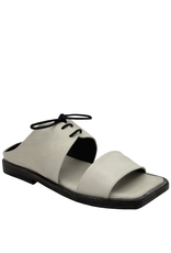 History541 History HF3E Off White Lace-Up Mule 3217
