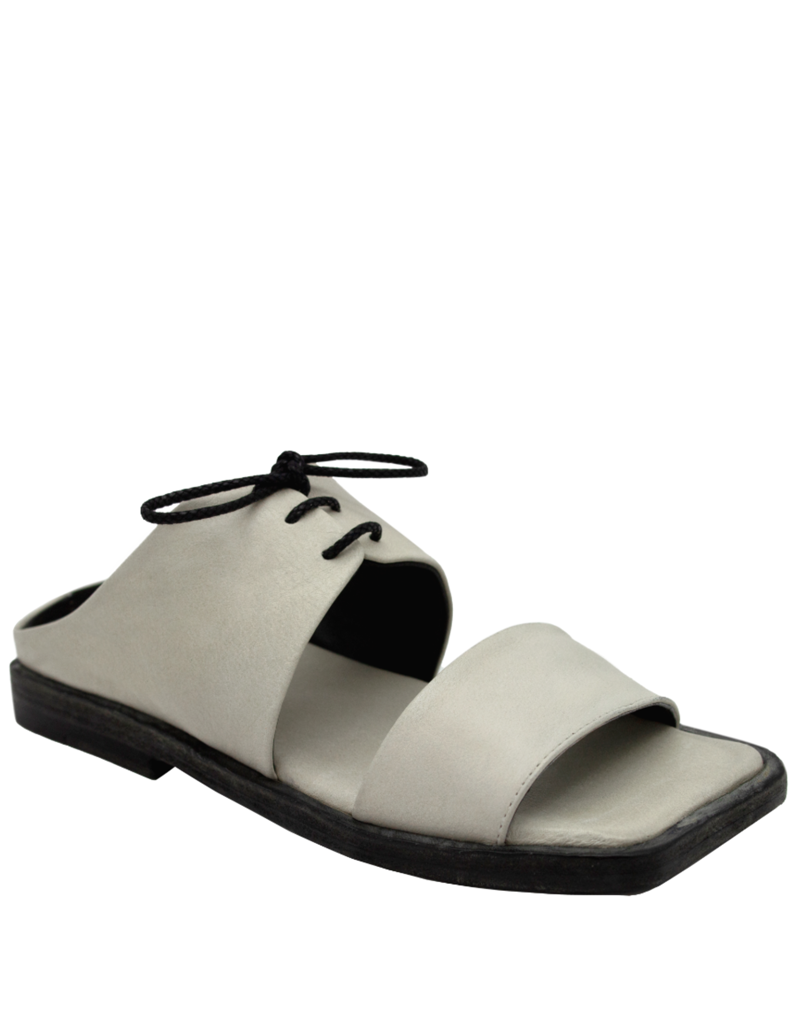 History541 History HF3E Off White Lace-Up Mule 3217
