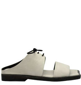 History541 History HF3E Off White Lace-Up Mule 3217