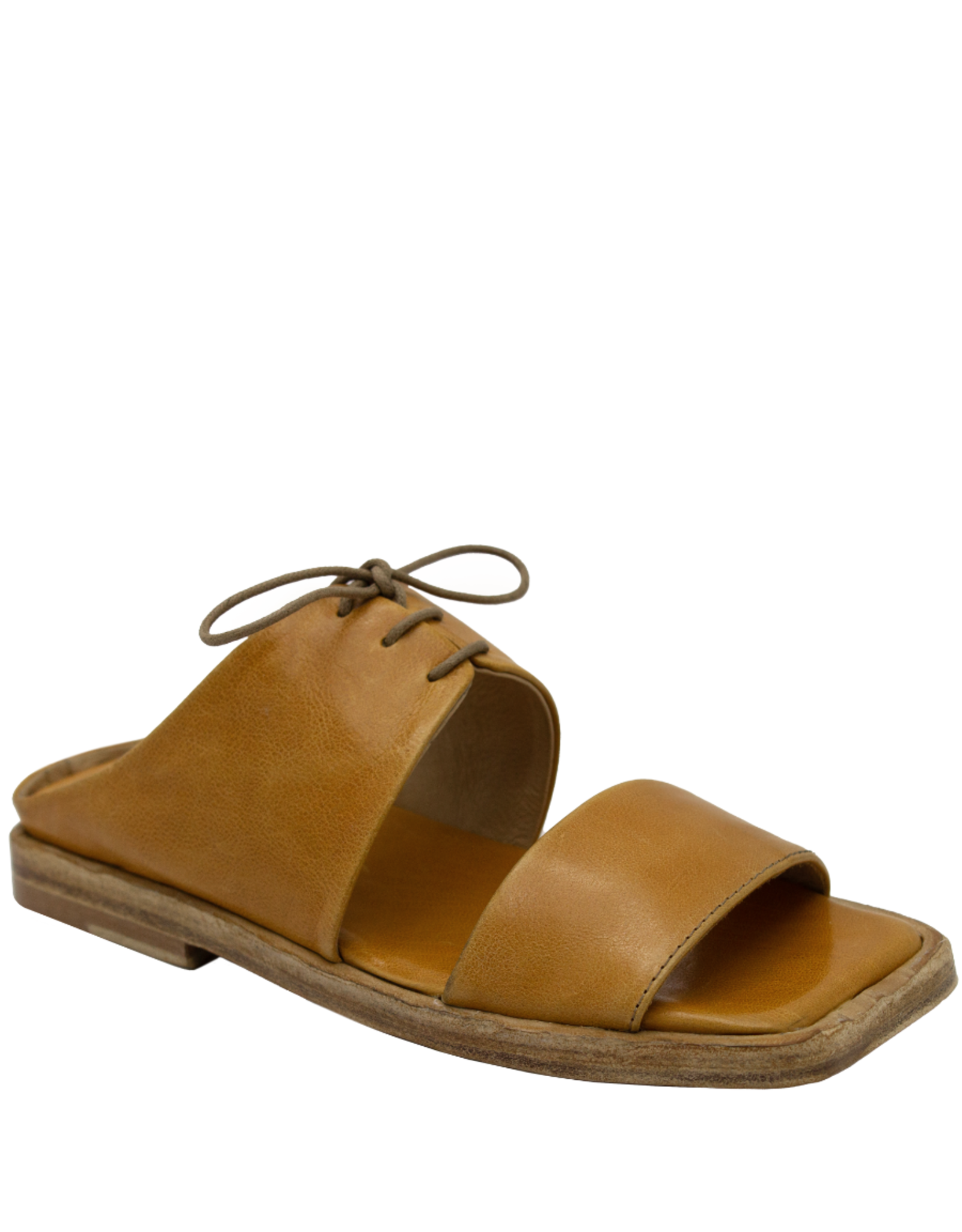 History541 History HF3D Yellow Lace-Up Mule 3217