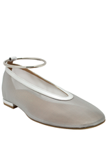 Chantal Chantal Ch1J Silver Flat Mesh Ballerina With Bracelet 2572