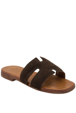 Nuova Nuova N1S Brown Suede H-Mule 5050