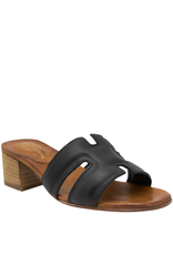 Nuova Nuova N1X Black Mule With Block Heel 5051