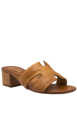 Nuova Nuova N1W Tan Mule With Block Heel 5051