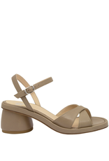 Now Now N46C Taupe Cross Over Buckle Sandal 9220