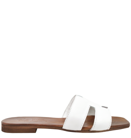 Nuova Nuova N2M White Flat H Mule Cece