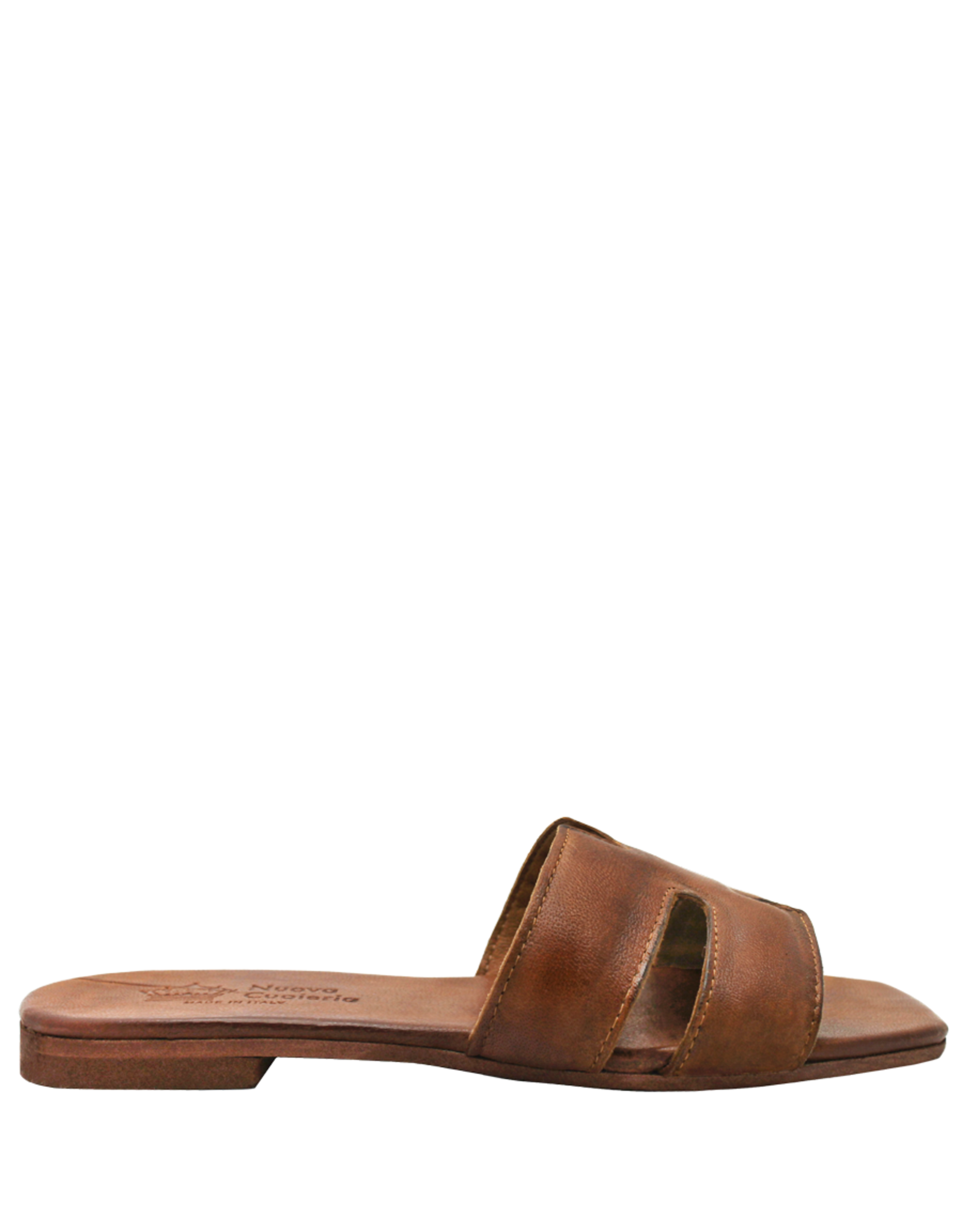 Nuova Nuova N2N Tan Flat H Mule Cece