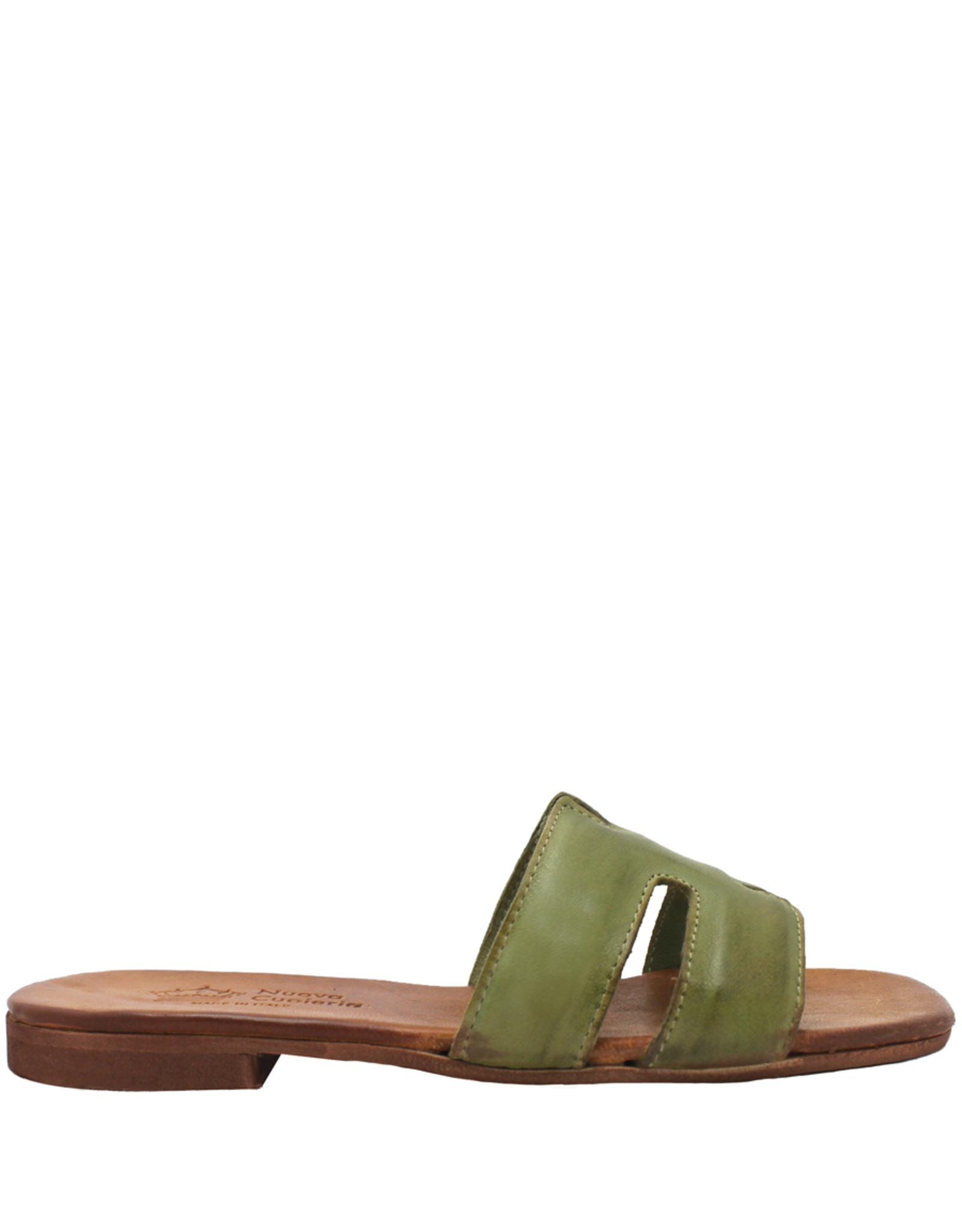 Nuova Nuova N2O Green Flat H Mule Cece
