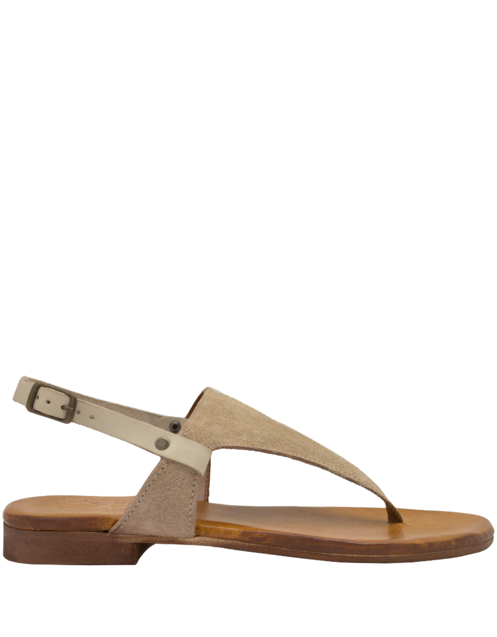 Nuova Nuova N2J Sand Suede Thong Sling Sandal 5056