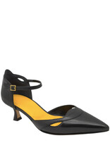 MaraBini MaraBini M12M Black Kitten Heel Mary Jane 1021