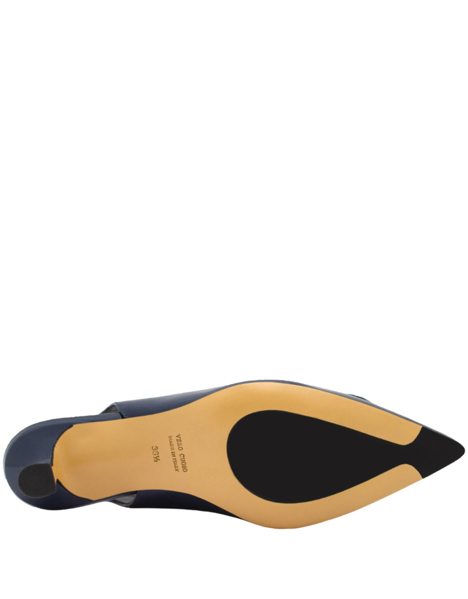 MaraBini MaraBini M12O Blue Point Toe Kitten Heel Sling 1022