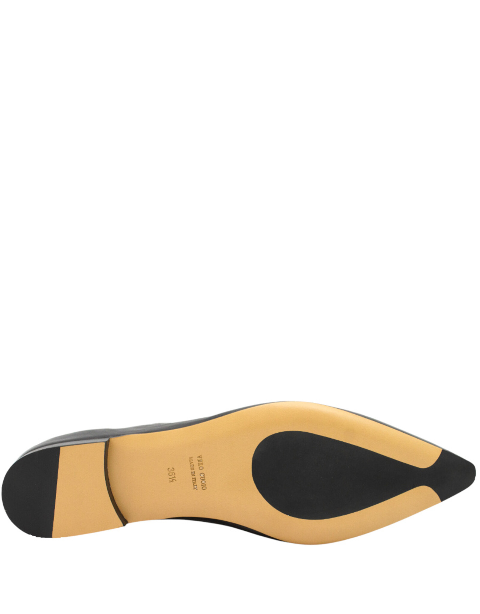 MaraBini MaraBini M12P Black Calf Ballerina Flat 1023