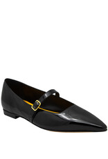 MaraBini MaraBini M12R Black Mary-Jane Flat 1025