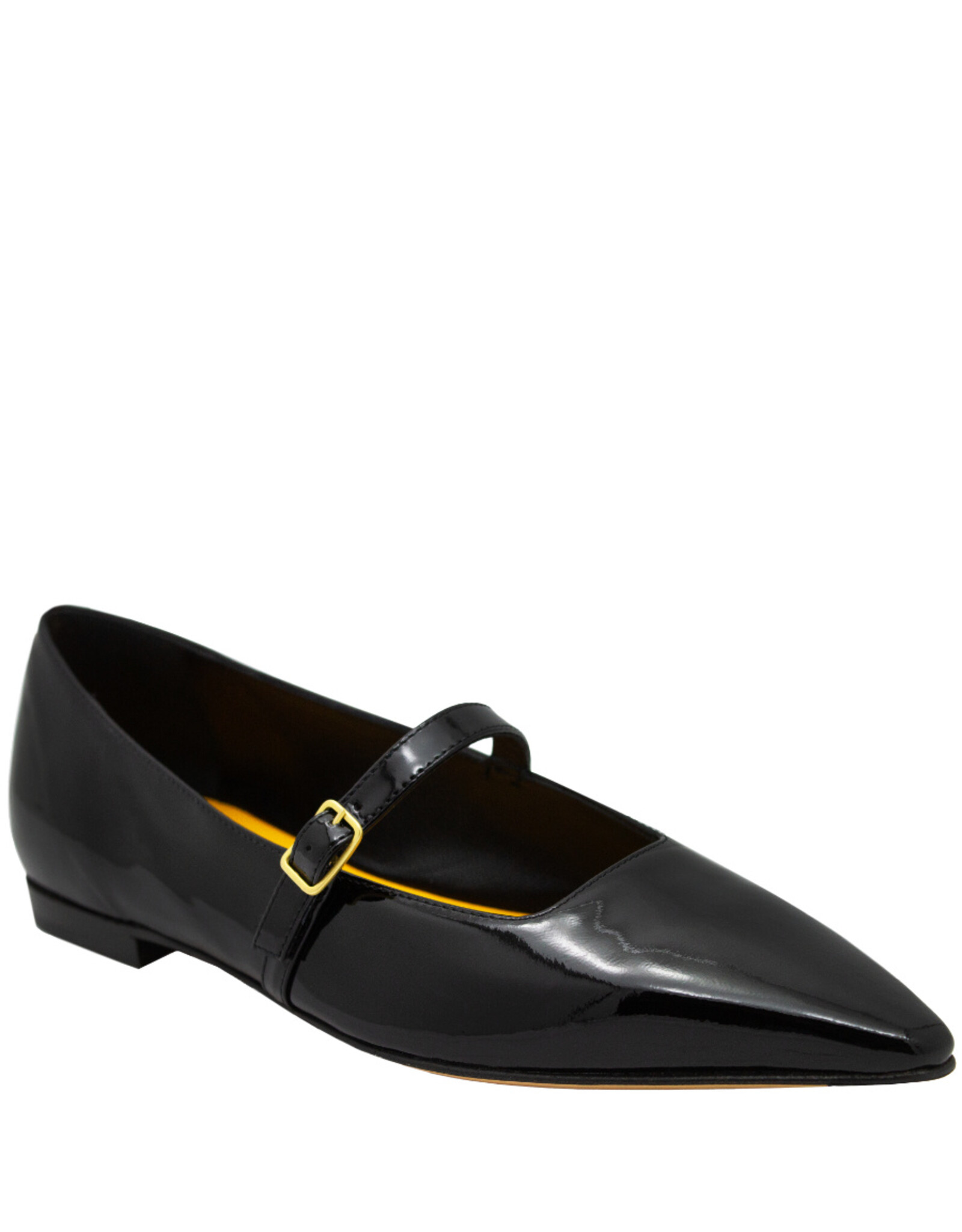 MaraBini MaraBini M12R Black Mary-Jane Flat 1025