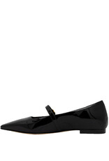 MaraBini MaraBini M12R Black Mary-Jane Flat 1025