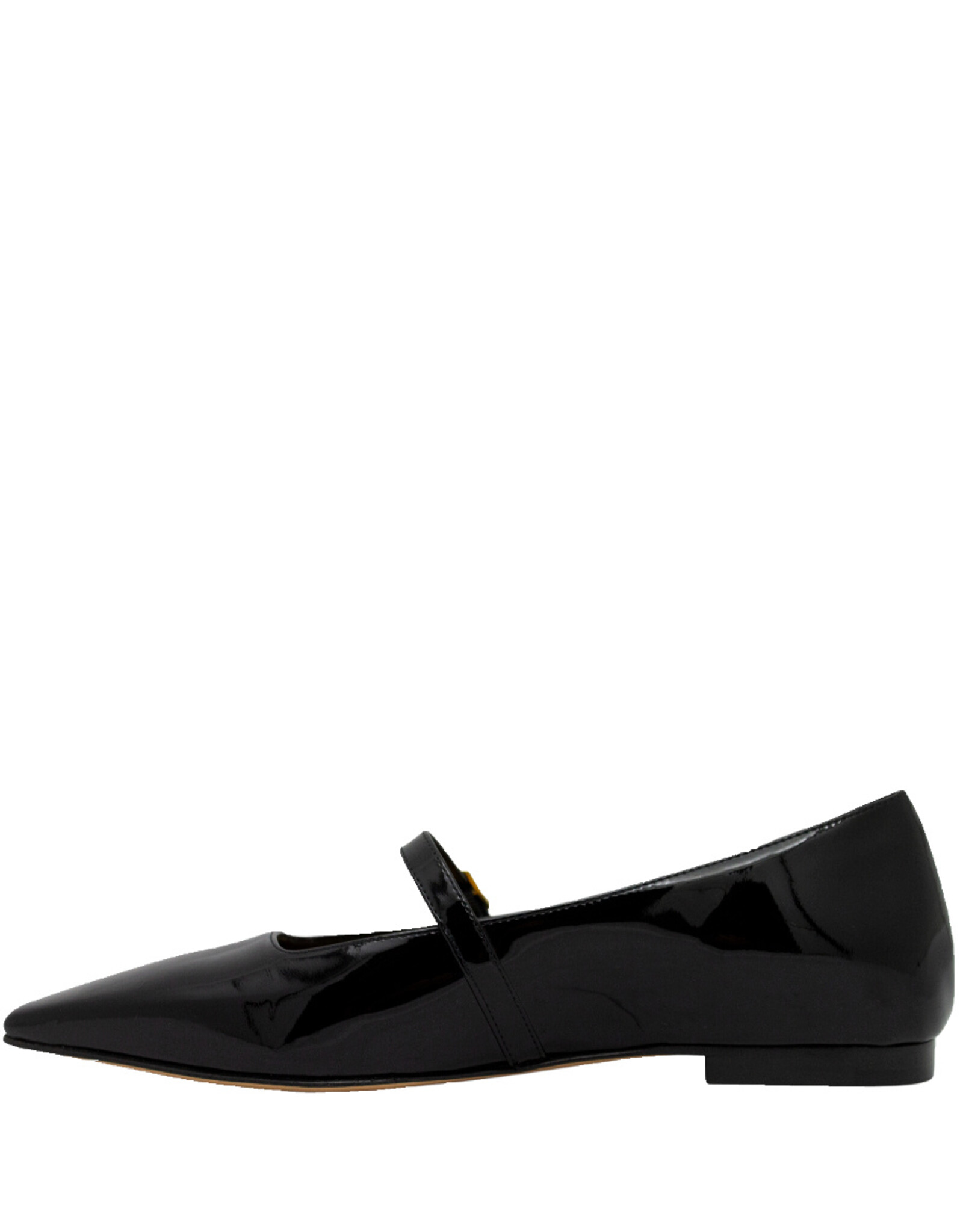 MaraBini MaraBini M12R Black Mary-Jane Flat 1025