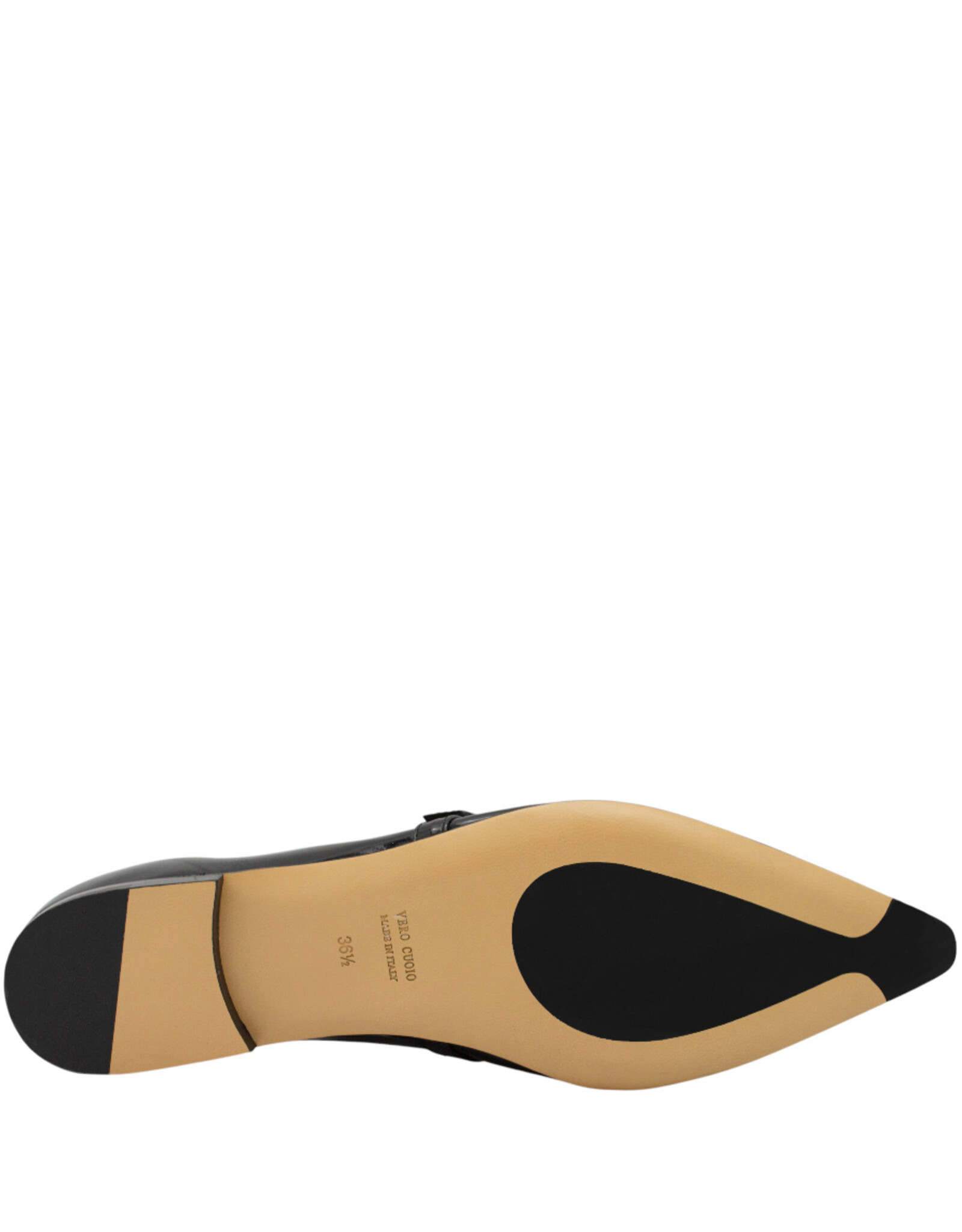 MaraBini MaraBini M12R Black Mary-Jane Flat 1025