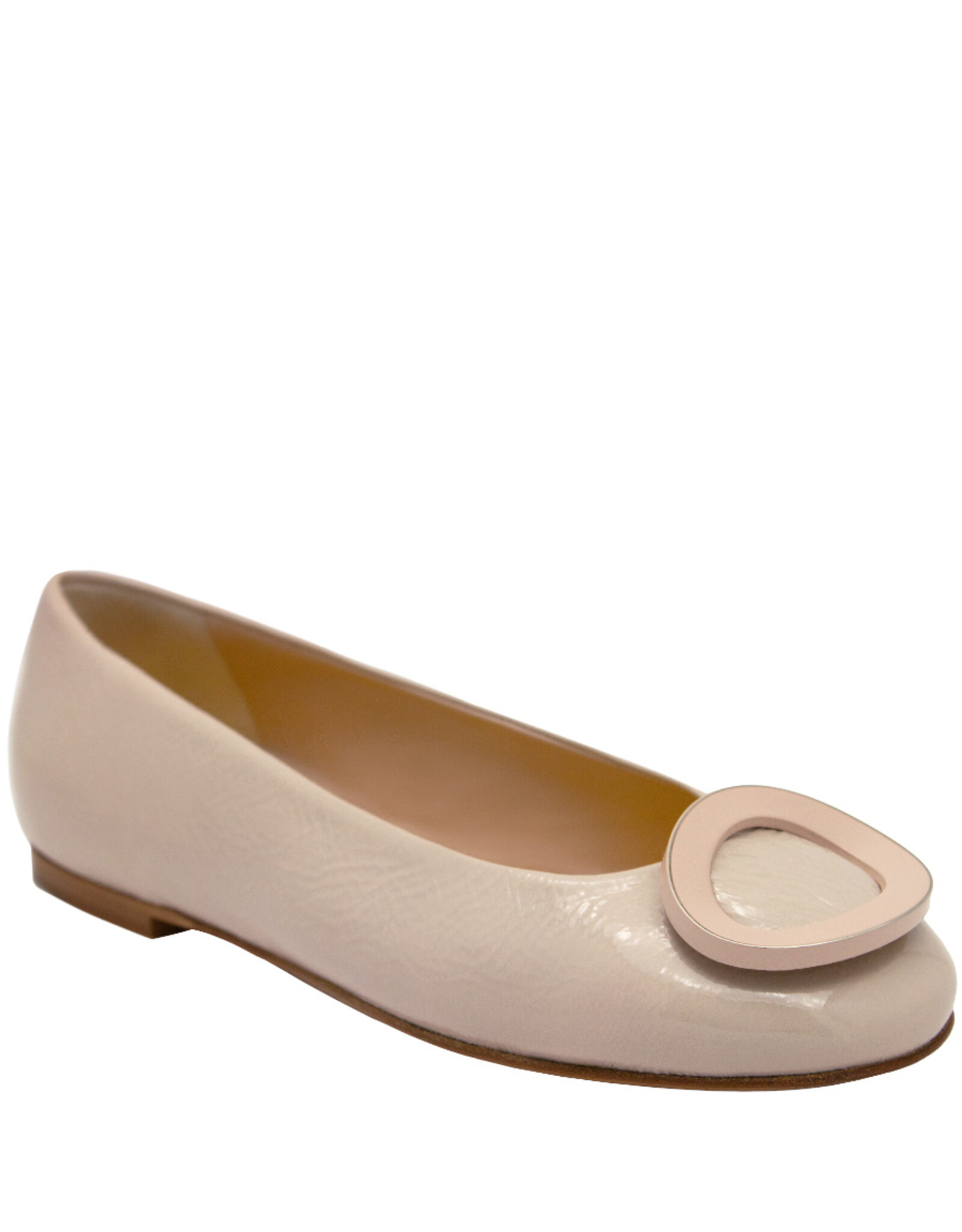 MaraBini MaraBini M12S Nude  Round Toe Ballerina With Ornament 1026