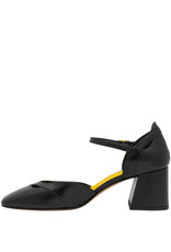MaraBini MaraBini M12U Black Mary Jane Square Toe 1027