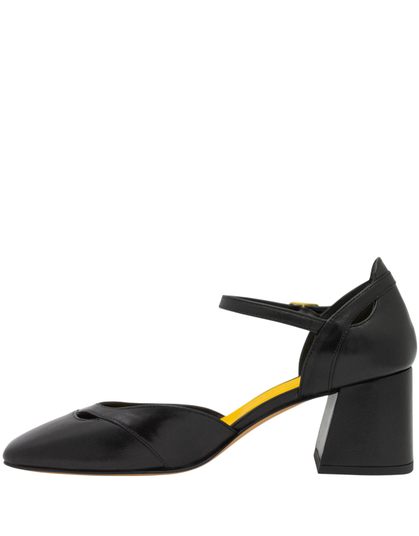 MaraBini MaraBini M12U Black Mary Jane Square Toe 1027