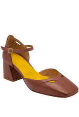 MaraBini MaraBini M12V Wood Mary Jane Square Toe 1027