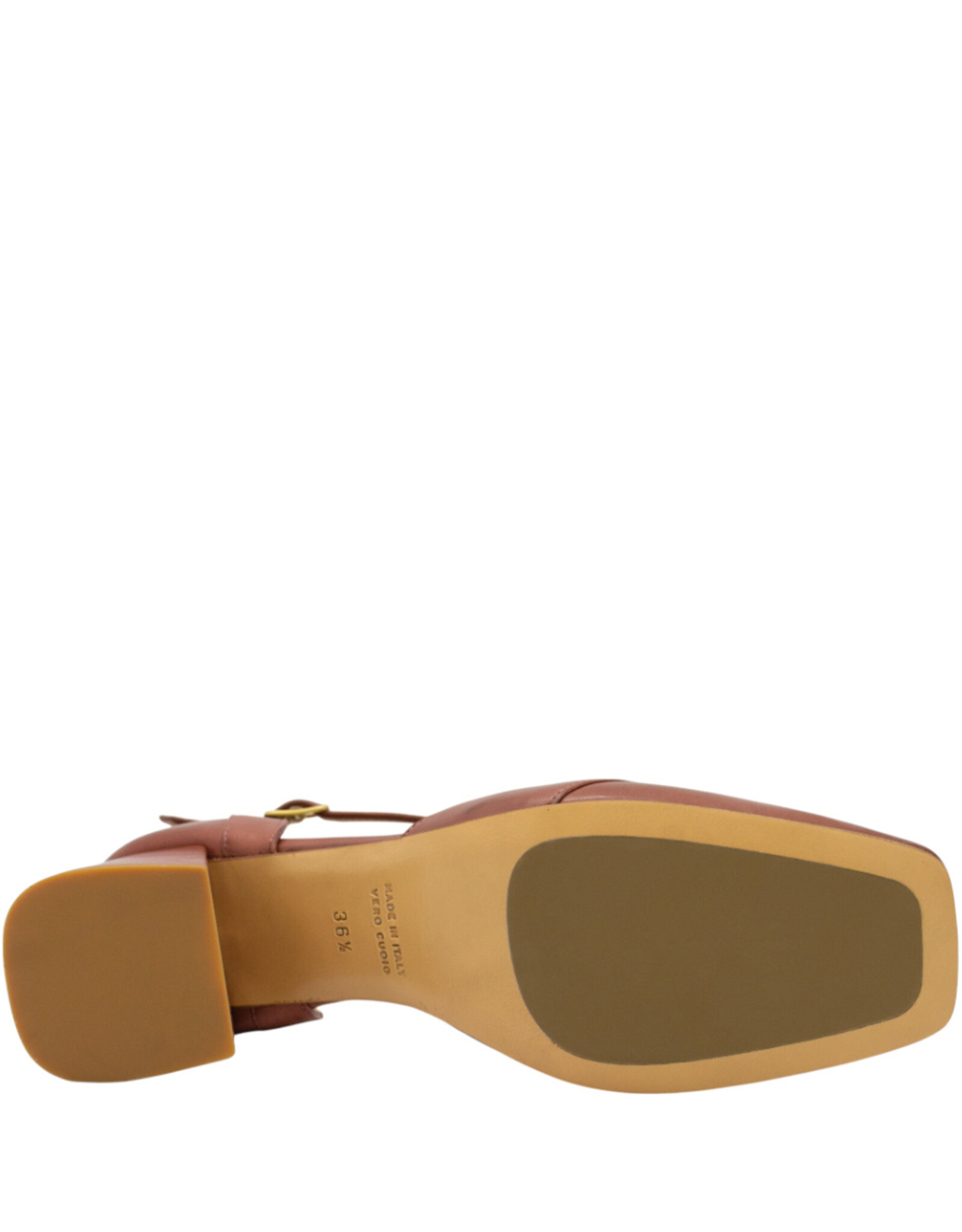 MaraBini MaraBini M12V Wood Mary Jane Square Toe 1027