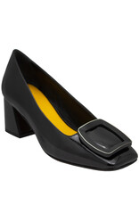 MaraBini MaraBini M12W Black Pump W/ Square Buckle 1028