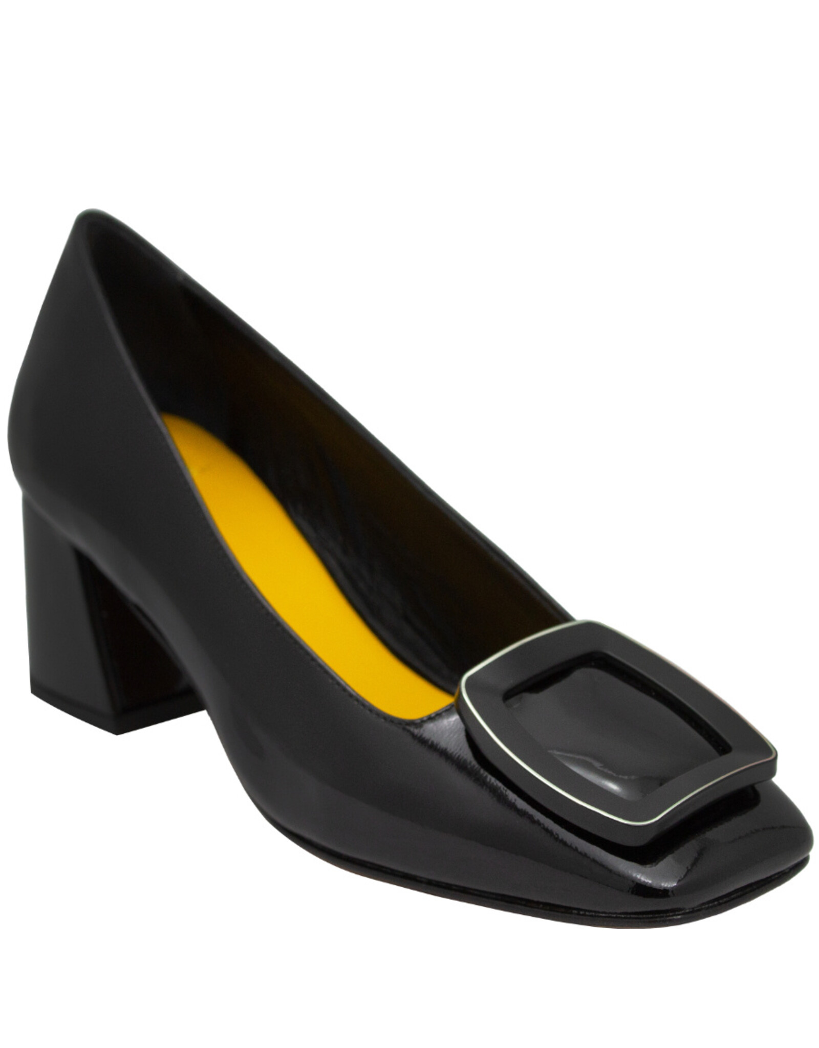 MaraBini MaraBini M12W Black Pump W/ Square Buckle 1028