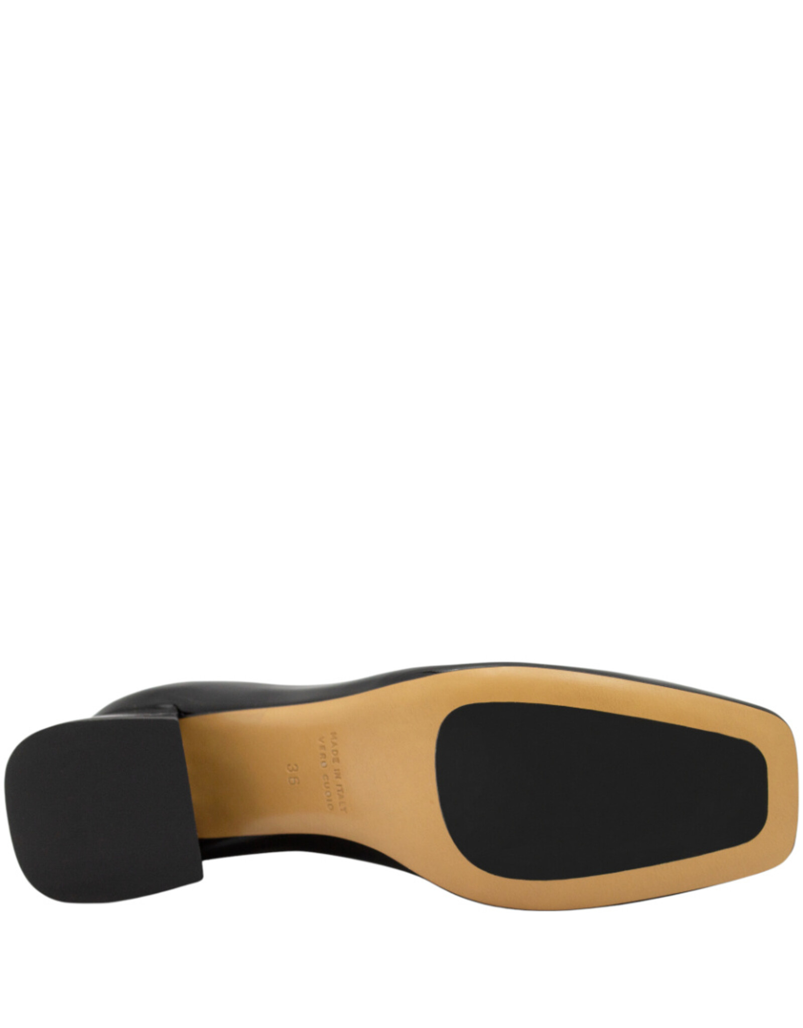 MaraBini MaraBini M12W Black Pump W/ Square Buckle 1028