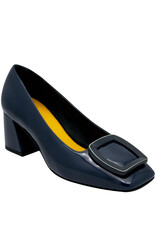 MaraBini MaraBini M12X Blue Pump W/ Square Buckle 1028