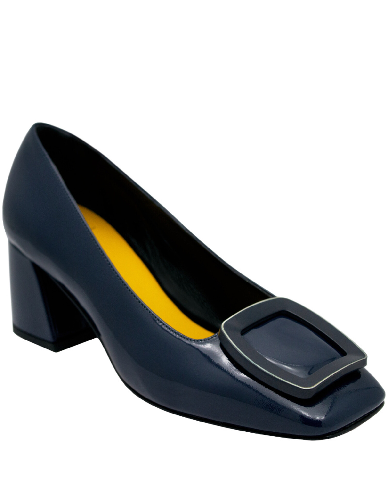 MaraBini MaraBini M12X Blue Pump W/ Square Buckle 1028