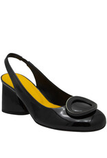MaraBini MaraBini M13 Black Sling Pump With Buckle Detail 1029