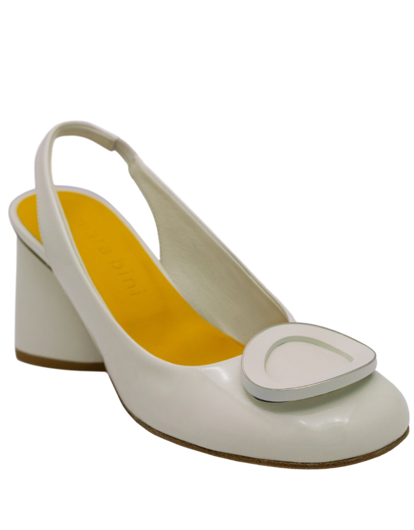 MaraBini MaraBini M12Z Latte Sling Pump With Buckle Detail 1029