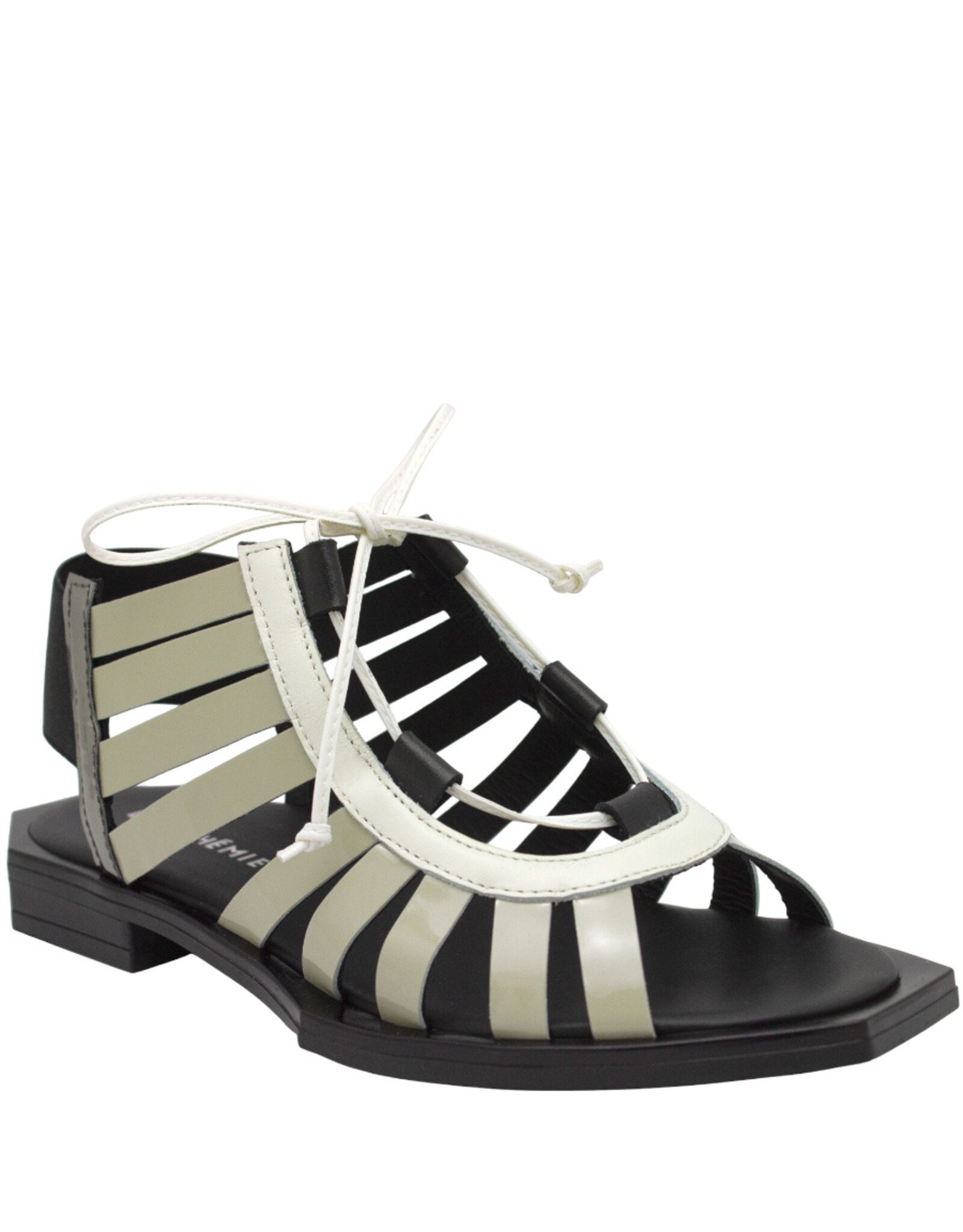 LeBohemien LeBohemien B2V Cream/Black Sandal 2112