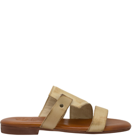Nuova Nuova N3A Ivory Asymetric Flat Mule Bella
